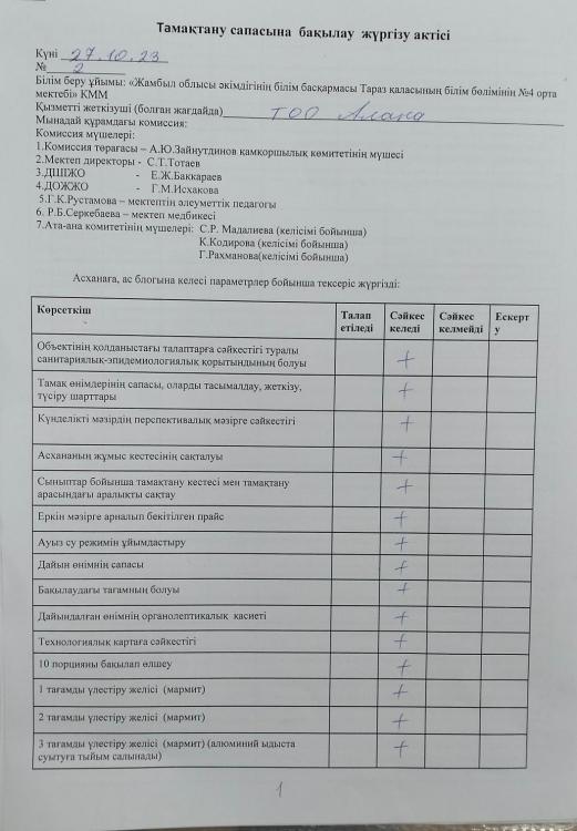 брокераж  комиссиясының  жұмыстары